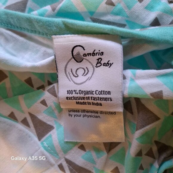 Set Of 3 Cambria Baby & Bubble Bear Swaddle Wraps SM/MED 0-3 Months Organic Cott - Picture 5 of 6